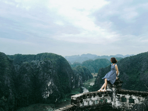 View from the top of Mua Cave, Ninh Binh Travel guide.