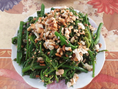 Nom rau don - Lai Chau Travel Guide