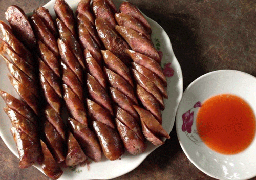 Yen Bai sausage - Yen Bai Travel Guide