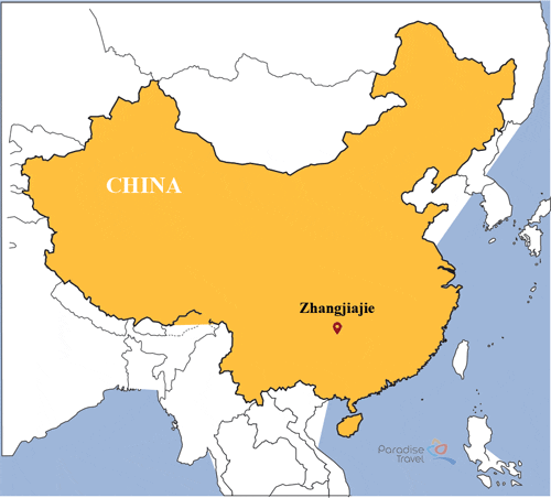 Zhangjiajie Map - Zhangjiajie Travel Guide 
