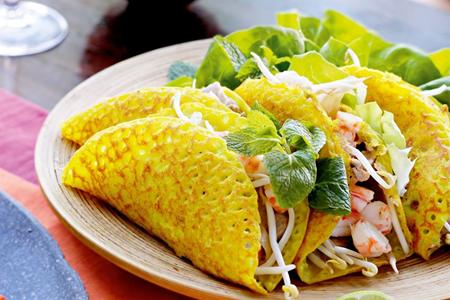 Banh Xeo (Vietnamese sizzling pancakes)