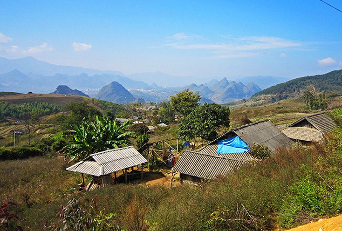 North-west Vietnam village