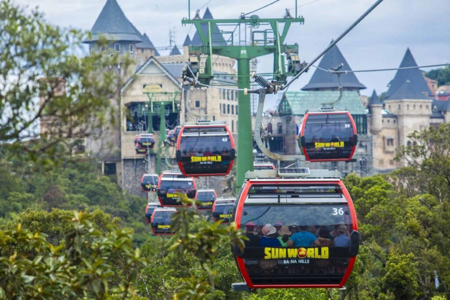 Glide above clouds with Ba Na Hills Cable Car, 15 Days in Danang and Hoian in Vietnam