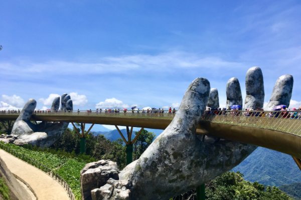 Vietnam Explorer - Golden Bridge at the Top of the Ba Na Hills, Da Nang