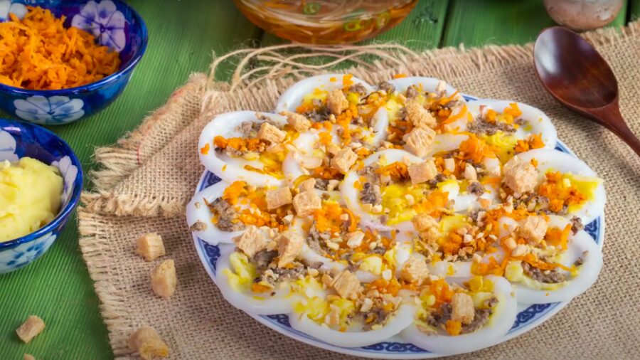 Soft and savory, Banh Beo defines a traditional Vietnamese breakfast favorite