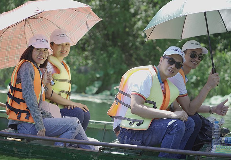 Boat trip in Trang An