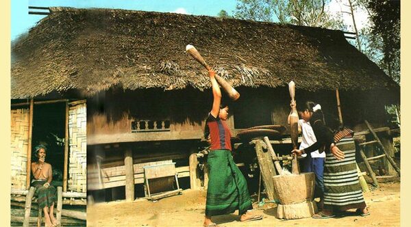 Bru - Van Kieu ethnic people's house 