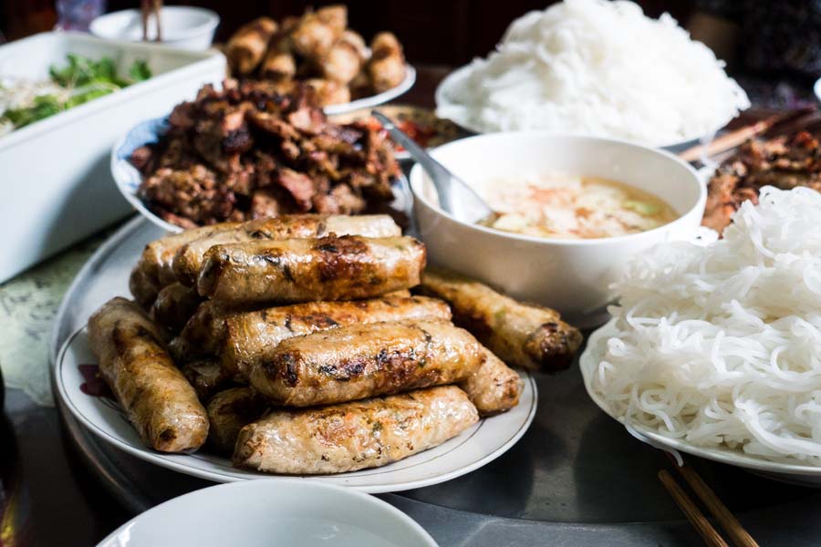 Bun Cha, a famous Vietnam food - best dishes
