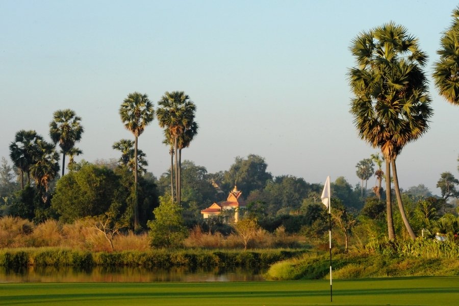 Scenic view of Angkor Golf Resort in Siem Reap, Cambodia