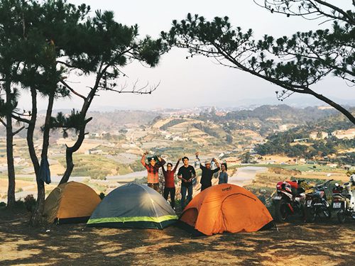 camping in Lang Biang