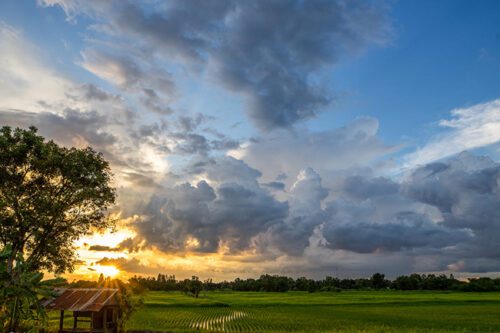Chase the sunset while trekking in Luang Namtha, Laos