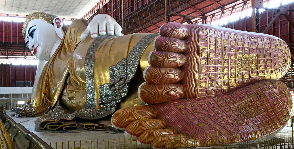 Buddha statue in yangon