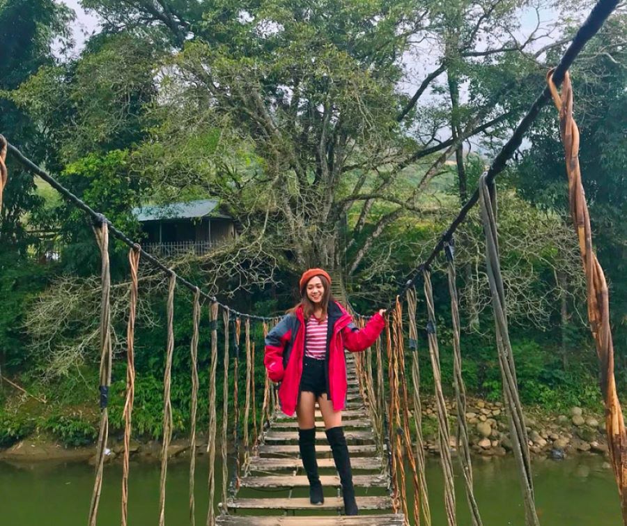 Check in Cau May, capturing Ta Van Village’s misty morning charm.