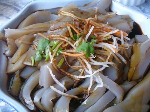 Chickpeas Bean Jelly - Lijiang Travel Guide