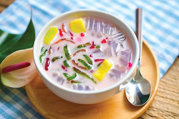Chilled Coconut Dessert Soup – Ruam Mit