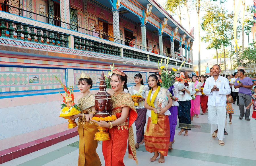 Chol Chnam Thmay gathers Khmer people to cherish culture, family, and festive joy.