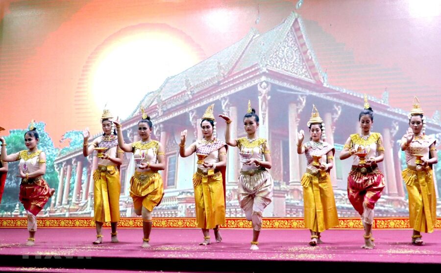 Khmer people wear traditional clothes that tell stories of heritage and beauty.