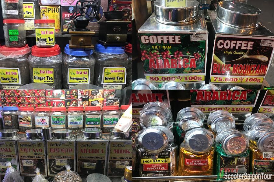 Ben Thanh Night Market brews rich Vietnamese coffee for energetic evening adventures