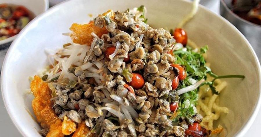 Taste tradition: Three Bowls One Vietnam, enjoying Com Hen Hue’s authentic Northern flavors.