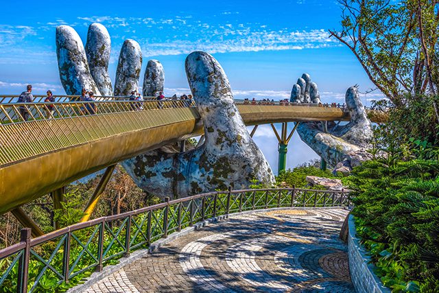 Golden Bridge Da Nang Vietnam