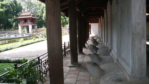 Temple of Literature - where 82 steles are located