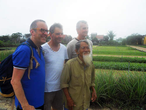 Elderly travellers in Vietnam