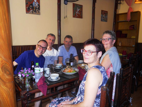 Elderly travellers in Vietnam