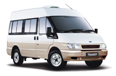 Ford transit, car rental in Cambodia