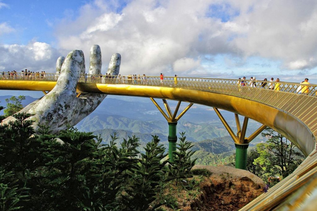 Golden Bridge in Ba Na Hills - 13 Days in Vietnam
