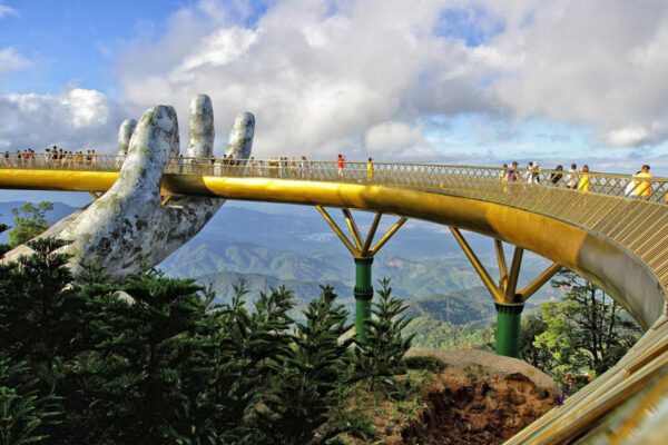 Golden Bridge in Ba Na Hills - 13 Days in Vietnam