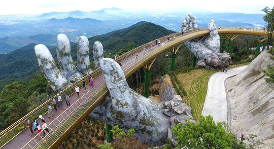 Golden Bridge in Da Nang