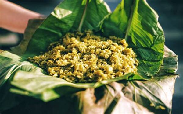 Green sticky rice - Com