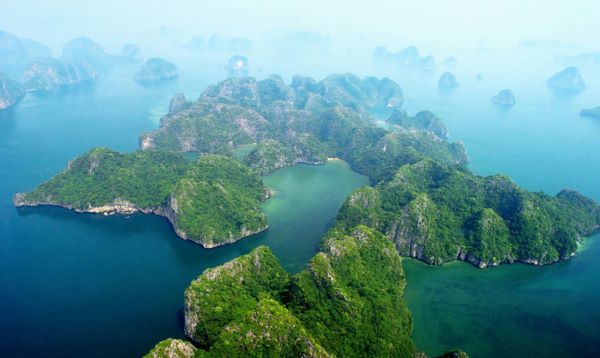 Ha Long view from seaplane