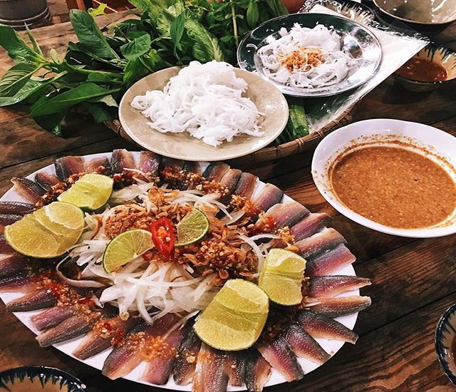 Herring salad, one of the must-try and most popular dishes in Phu Quoc