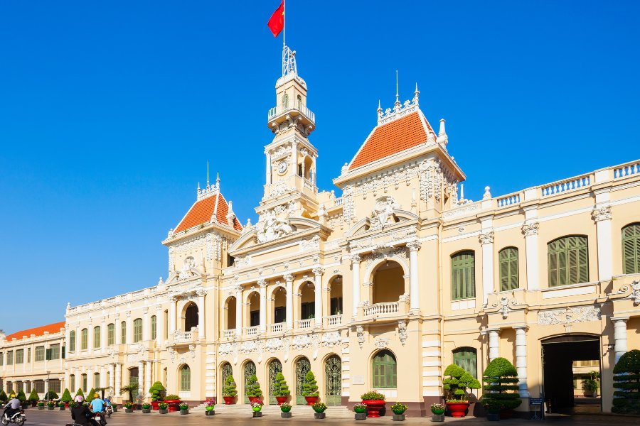 Saigon city hall, a must visit destination during 12 days in Vietnam