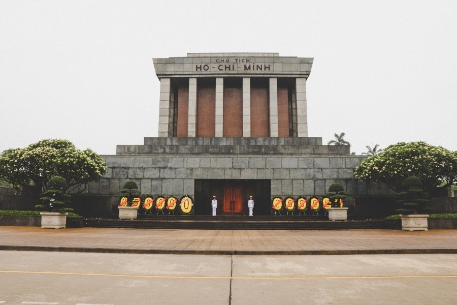 Ho Chi Minh Mausoleum.
