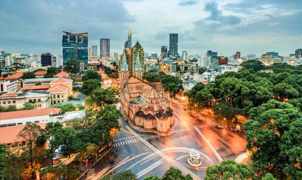 Ho Chi Minh - City, the mix between classic and modern