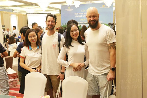 PT team with Mr. Steven Peter McGlashan from Flight Centre and Mr. Samuel David Marsden from Flight Centre Syd