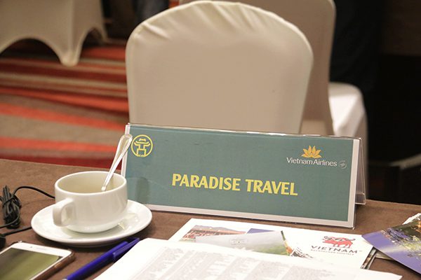 Paradise Travel table in MICE meeting