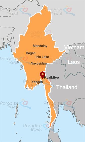 Kyaiktiyo location map