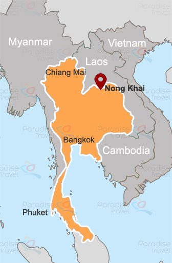 Nong Khai location map