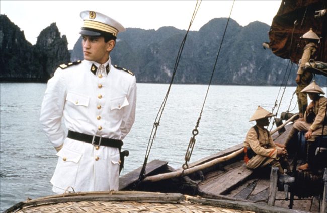 A scene recording at Halong Bay in Indochine movie (1992)