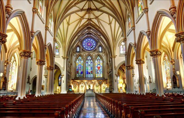 Inside of Hanoi cathedral
