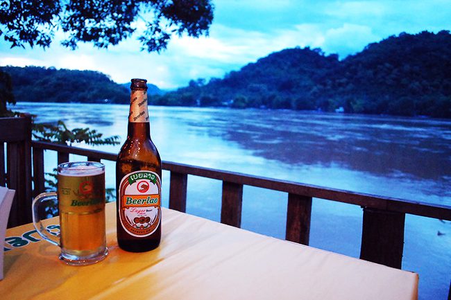 It is perfect to drink Beerlao by the bank of Mekong River and share some stories with your friends