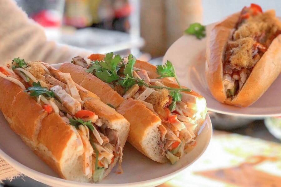 A Laos food essential, Khao Jee balances crunch, spice, and savory fillings