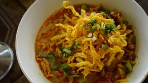 Khao Soi - Nothern Thai curry noodle soup.