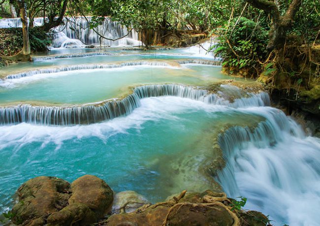 Poetic Kuang Si Waterfall, Laos