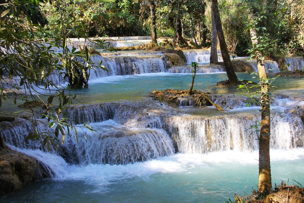 Kuang Si Waterfalls - Laos - 13 Days in Vietnam