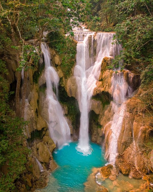 Kuang Si waterfall Laos