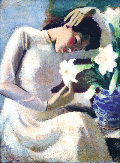 Lady with Lily by To Ngoc Van